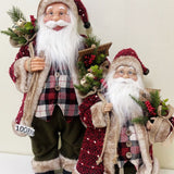 Kit 2 Papai Noel Decoração Natal 2024