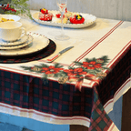 Toalha de Mesa Natalina Noite Feliz 1,40x2,20m