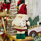Papai Noel Em Pé Vermelho e Verde 44cm