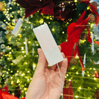 Mini Cerca Natalina Com Festão e Led Branco 16cm