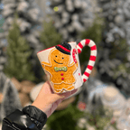 Caneca Natalina de Cerâmica Gingerbread Menino 450ml 13cm