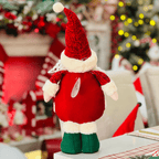 Papai Noel Em Pé Vermelho e Verde 44cm