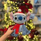 Stitch Natalino de Pelúcia 15cm