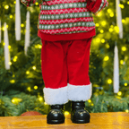 Papai Noel Colecionável Fábrica de Brinquedos 46cm
