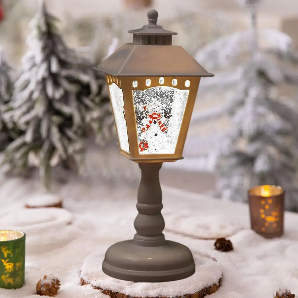 Gloco de Neve Paisagem com Led 21CM