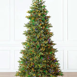 Árvore de Natal Norway Spruce com Galhos Articulados, Suporte Metálico e Micro LEDs Coloridos Embutidos
