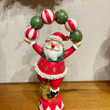 Resina natal papai noel coleção circus 28cm