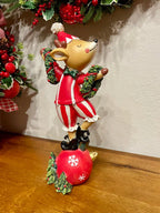 Resina rena natal coleção circus 30,5cm
