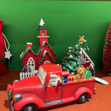 Carro Noel resina 28x21cm - Pré venda