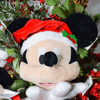 Cabeça Mickey Pelucia Disney 20cm