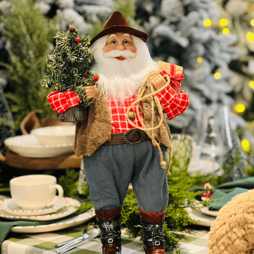Papai Noel Gaúcho Colecionavel 40cm