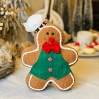 Gingerbread Natalino de Pelúcia Cozinheiro Verde 32cm