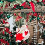 Papai Noel no Paraquedas 70cm
