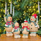 Gingerbread Natalino Filho de Resina 16cm