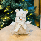 Boneco de Neve Natalino Fantasiado de Ovelha 23cm