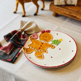 Prato Natalino de Sobremesa Gingerbread Menina 21cm