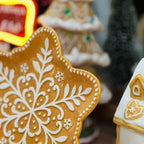 Travessa em Formato de Floco de Neve Ginger - 2,5x26x26cm