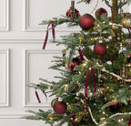 Kit 24 Bolas de Natal 8cm Luxo (Vinho)