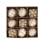 Kit 9 Peças Bolas De Natal 8CM